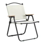 Folding Chair, Outdoor Folding Chair for Camping, Picnics, Beach,Backyard, Beige, 20.47"*21.46"*31.1" - Image 2