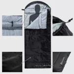 0°C (32°F) Sleeping Bag Lightweight Waterproof with Compression Sack Adults All Seasons Camping Hiking Backpacking Travel Outdoor Indoor - Image 5