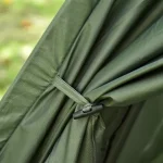 Outsunny 2 Person Foldable Camping Cot, Portable Outdoor with Sleeping Bag & Thick Air Mattress, Multifunctional Elevated Camping Bed Tent for 2 - Image 5